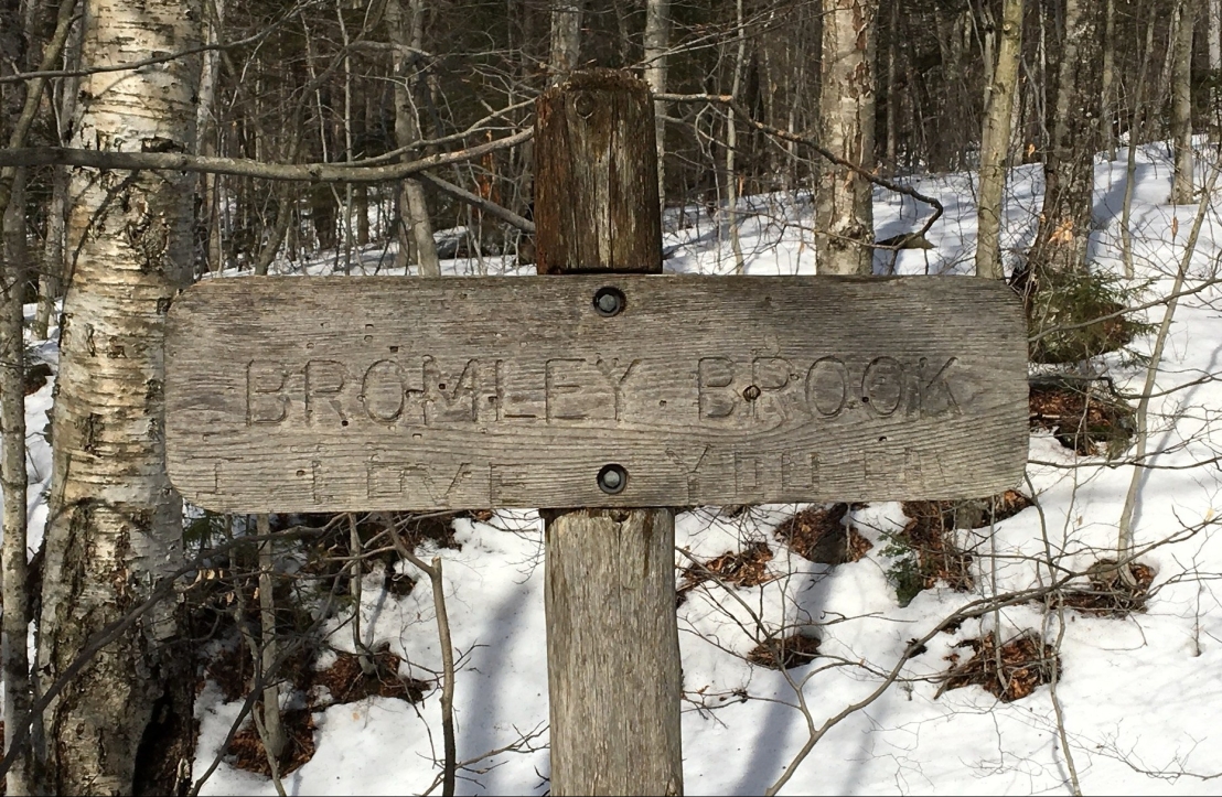 Sign for Bromley Brook